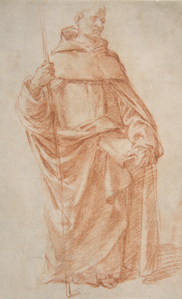 Standing Dominican Or Servite Holding A Book And Staff 15481612