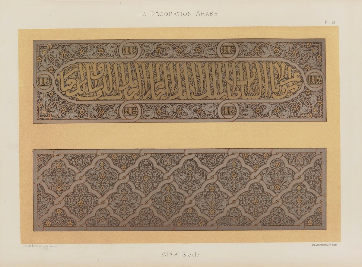 La Décoration arabe Pl09 1860s 1880s