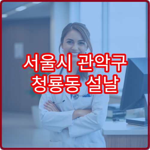 서울시 관악구 청룡동 설날 명절 연휴 당직약국 청룡동·청림동 인근 야간 응급약 구매 가능 약국 위치