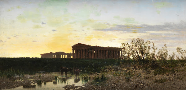 Sunset in Paestum