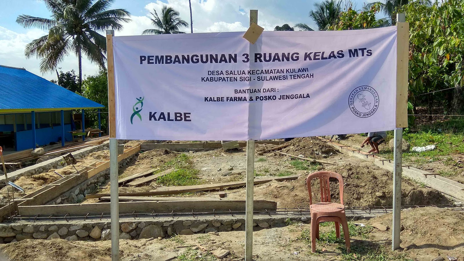 Dokumentasi Pembangunan MTs Salua di Sigi, Sulawesi Tengah — Salua, Kabupaten Sigi #2