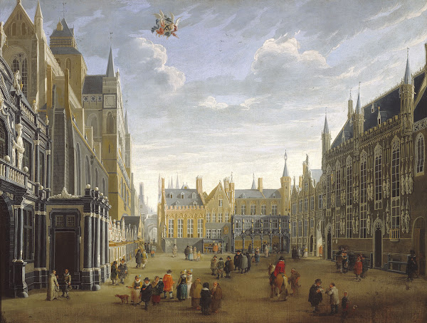 The Burg in Bruges 1672