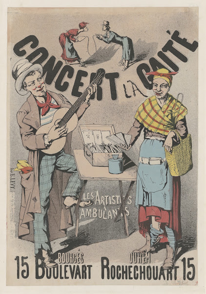 Concert La Gaité Les artistes ambulants 1879