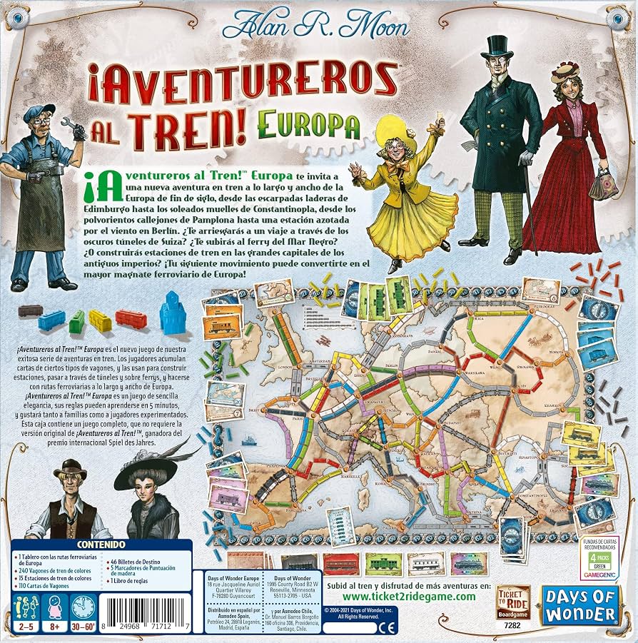 Portada de Aventureros al tren: Europa — imagen 3