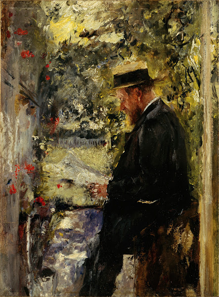 Veterinarian Reindl in the Arbor circa 1890