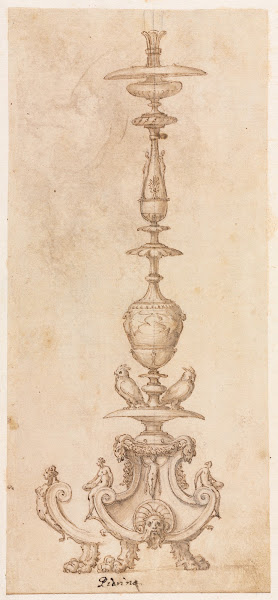 Design for a Candlestick mid 1500s