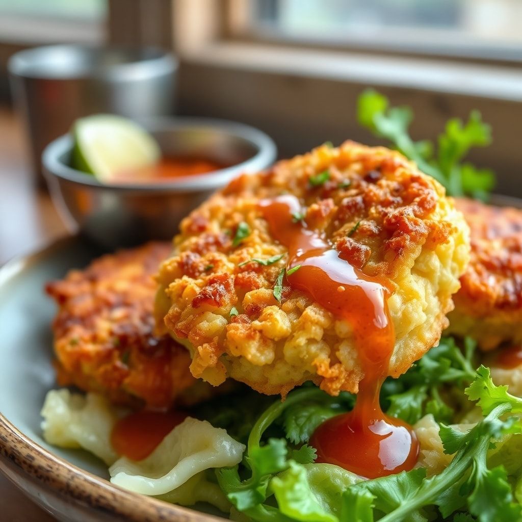 Crispy Cabbage Fritters Quick and Easy Veggie Snack (30-Minute Pantry Recipe) finished