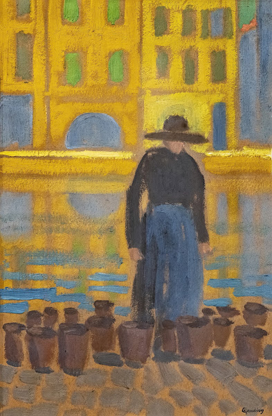 The woman trader in pots
