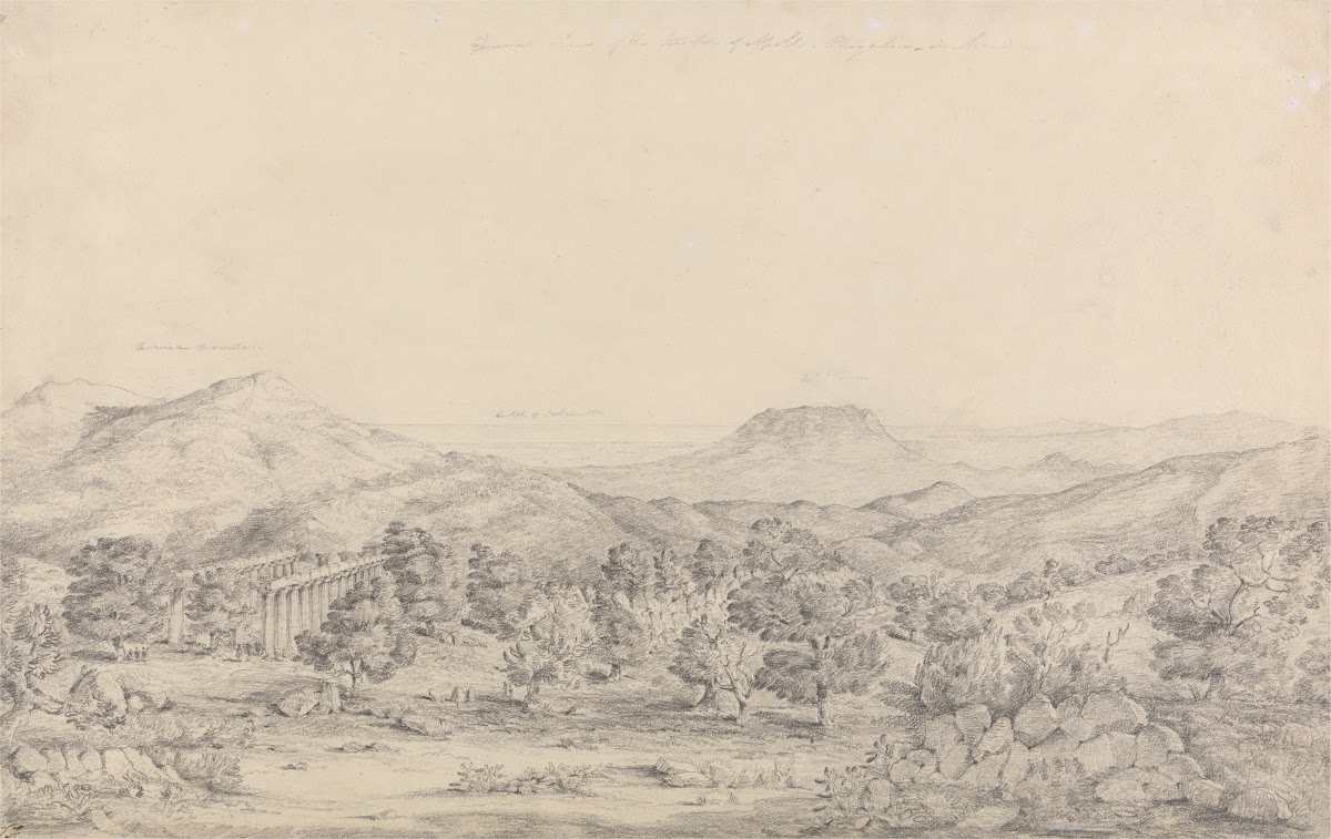 General View of the Temple of Apollo Epicurius at Bassai Phigalea 1811