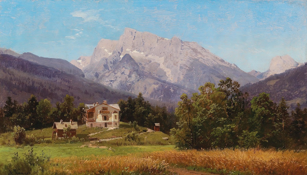 Motif Of The Alps