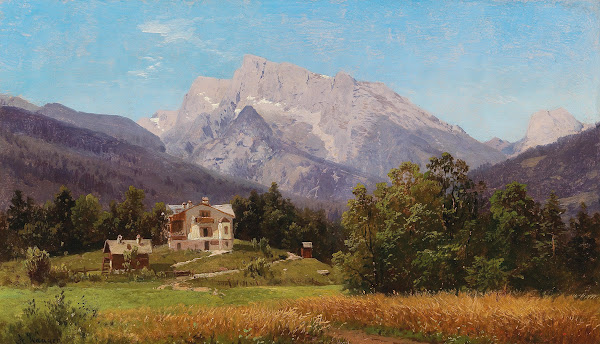 Motif Of The Alps