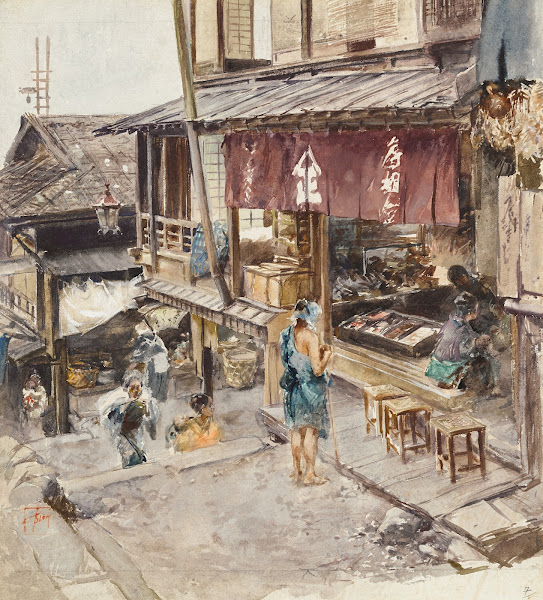 A Street In Ikao Japan III 1890