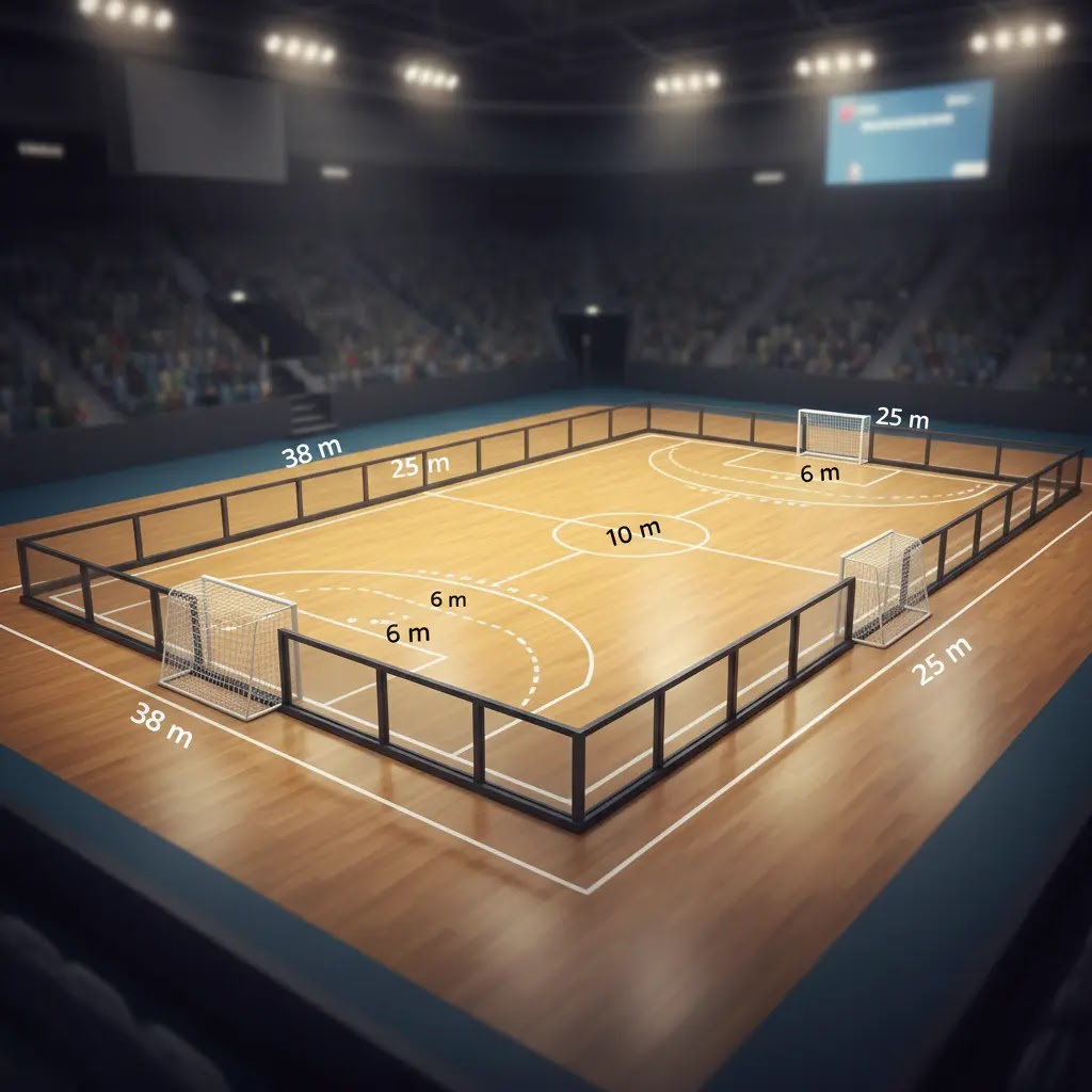 Ukuran Standar Lapangan Futsal dalam Satuan Meter