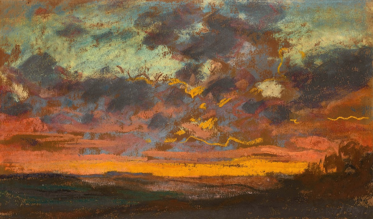 Coucher de soleil circa 1868