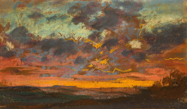 Coucher de soleil circa 1868