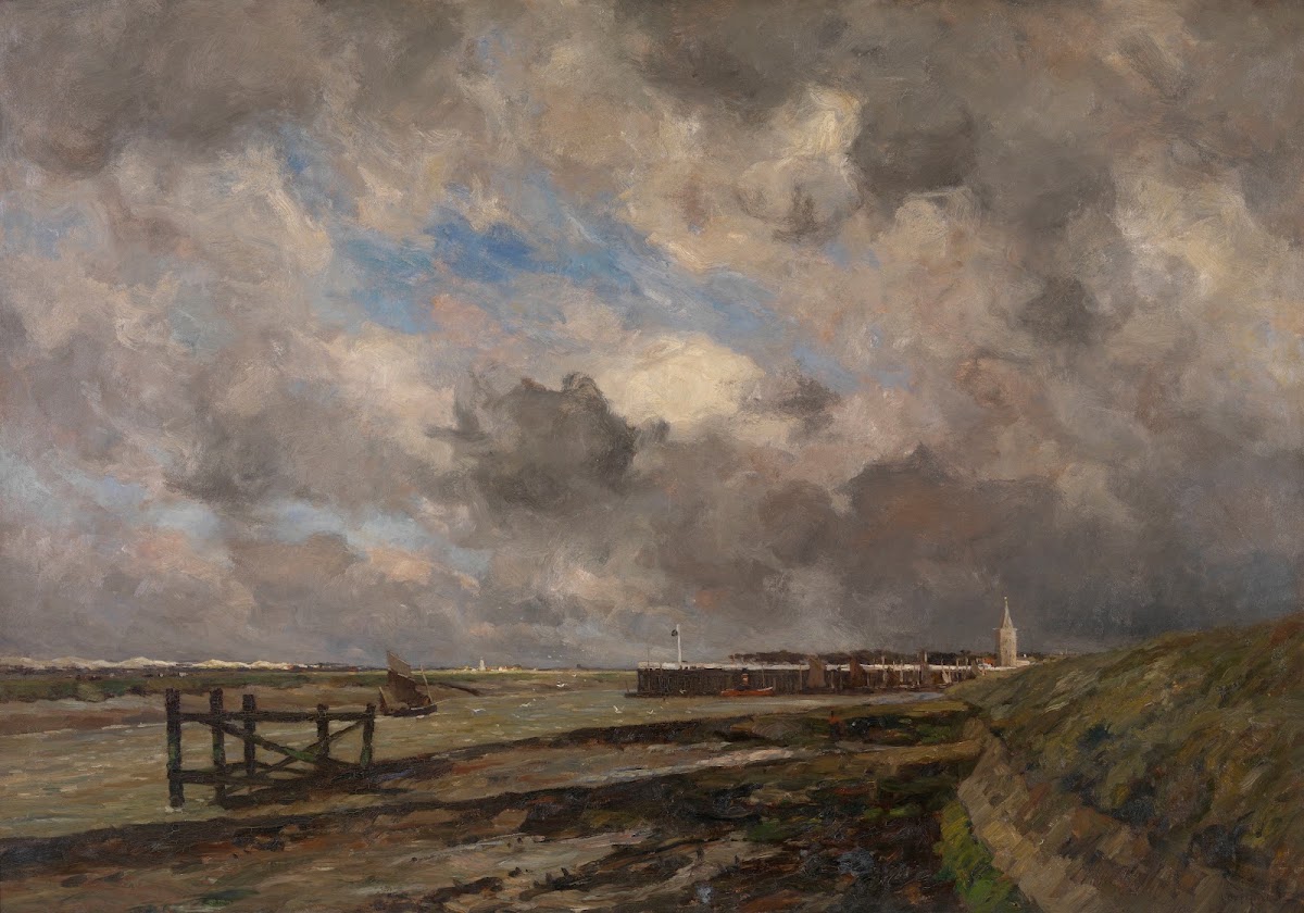 Showery Weather in Nieuwpoort 1901