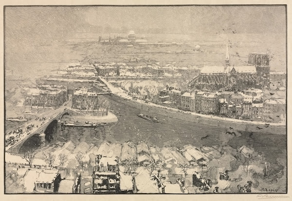 Paris under Snow 1890