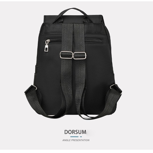 Breathable nylon backpack for women