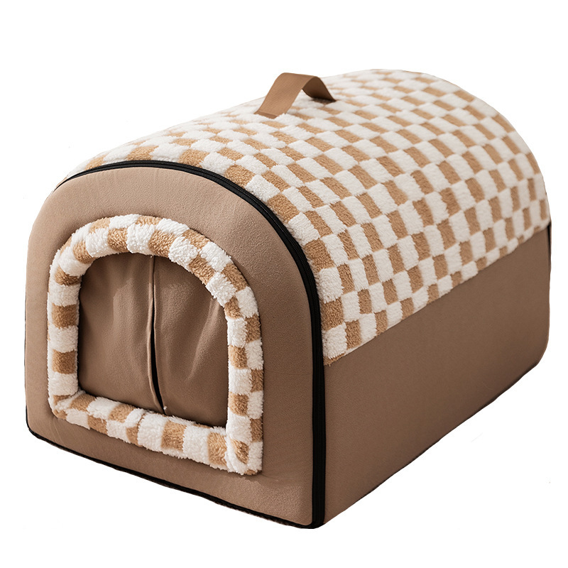 Enclosed dog tent, four seasons, PP cotton