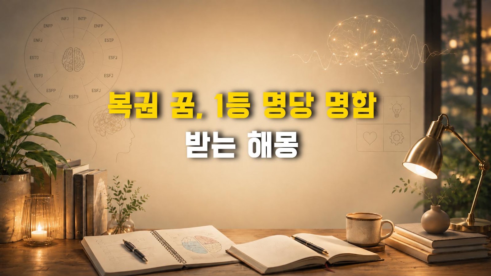 복권 꿈, 1등 명당 명함 받는 해몽
