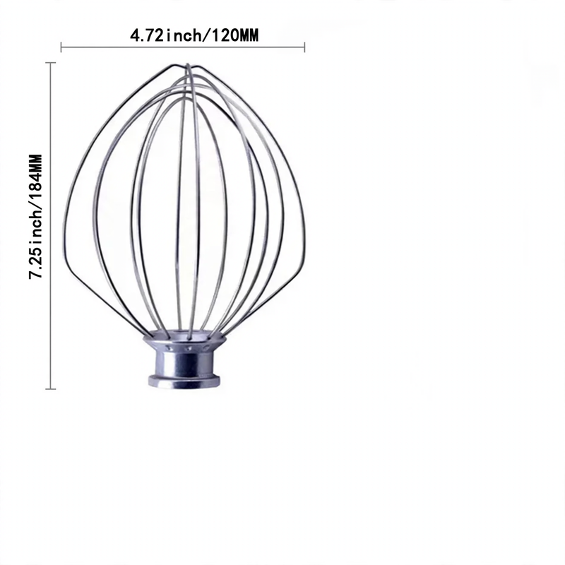 Mixer tool set for kitchen machine, stainless steel