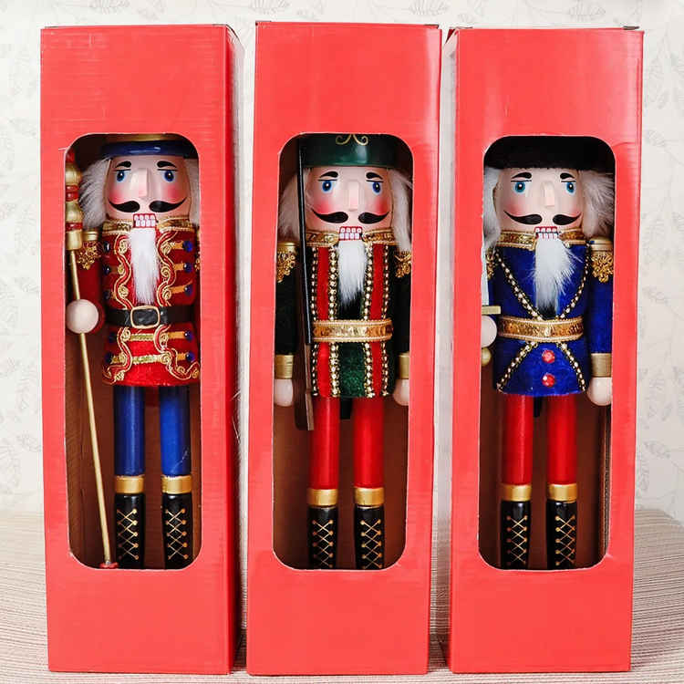 Nussknacker-Figur aus Holz, 38 cm