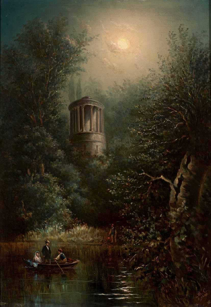 View of the Sybil Temple in Puławy 1880