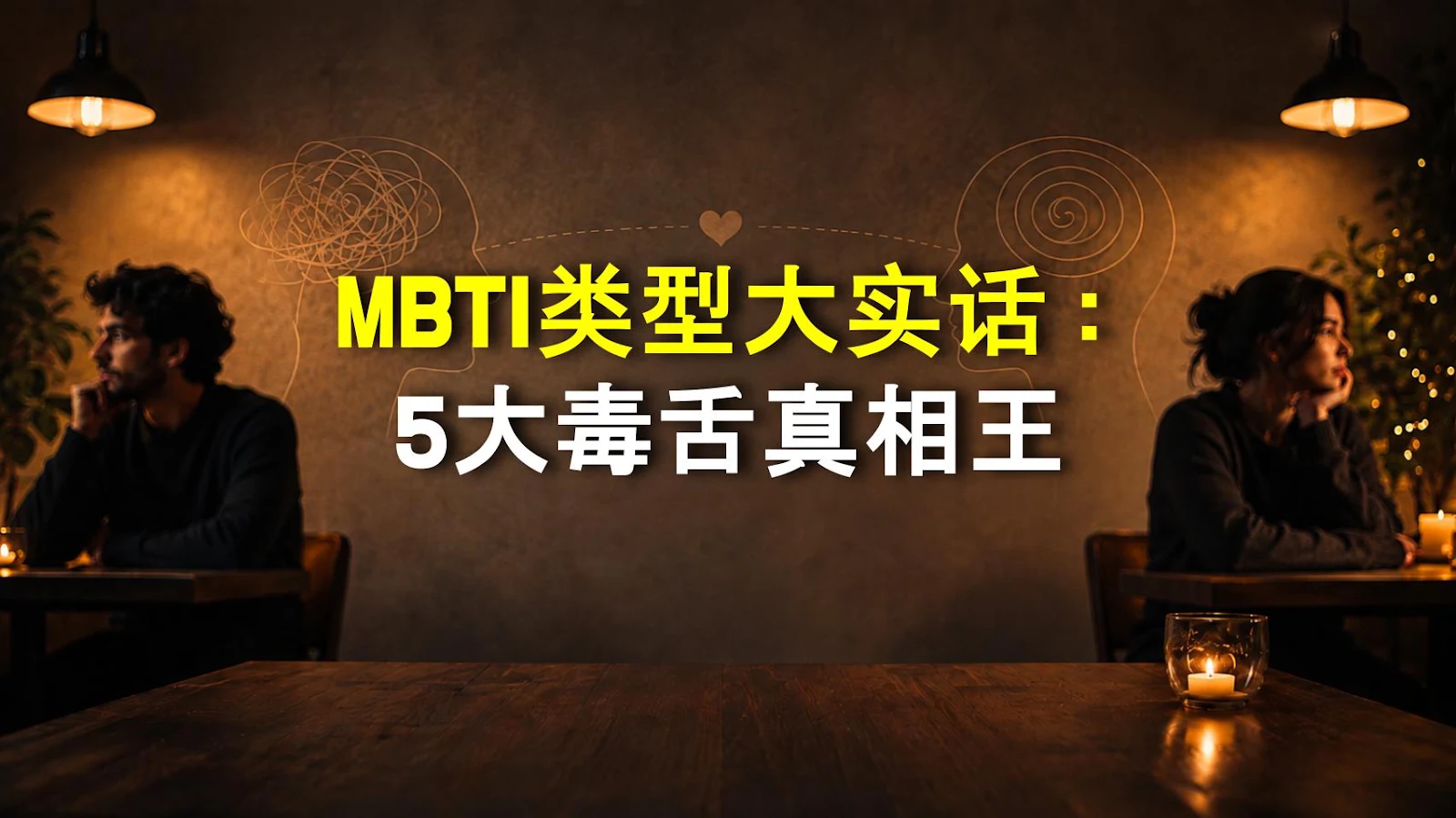 MBTI类型大实话：5大毒舌真相王