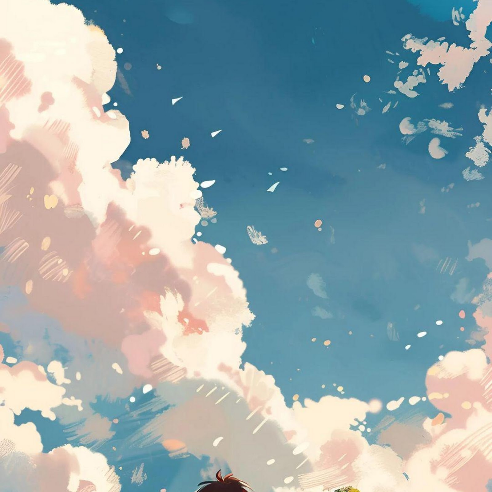 Download Anime Couple Having a Picnic Full HD iPhone