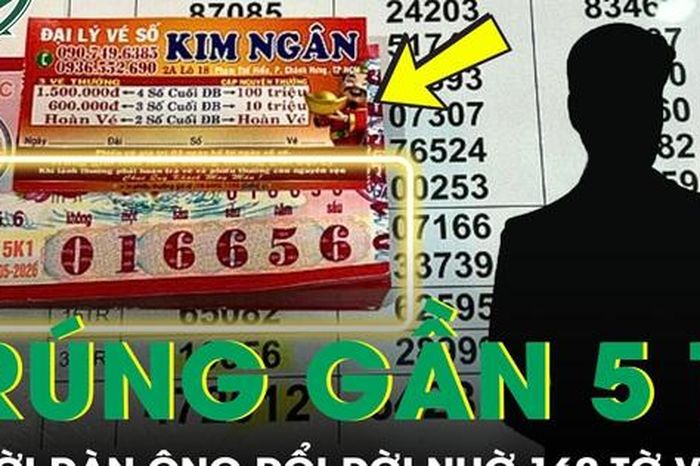 Mua 160 tờ vé số, người đàn ông bất ngờ đổi đời sau một đêm - Báo Sức Khỏe &amp; Đời Sống