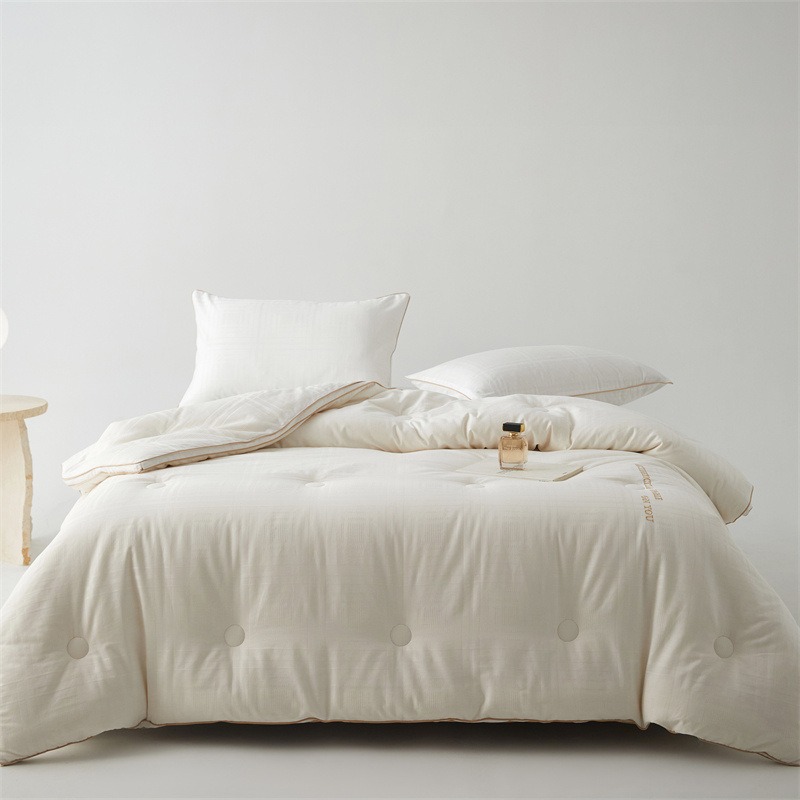 Cotton blanket with soy fiber filling, warm, fall/winter