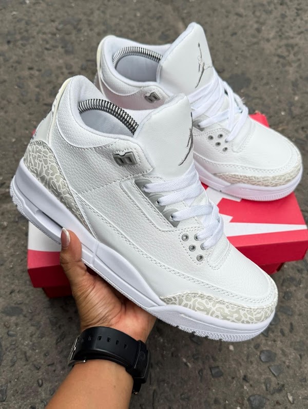 Jordan 3 Blanco Cemento