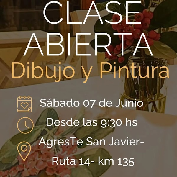 Clase abierta de Dibujo y pintura!