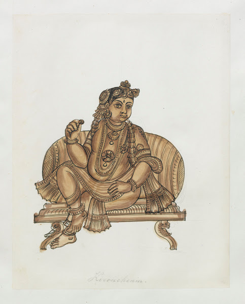 Paintings from the Chidambaram Shrine Pl056 1820 1830