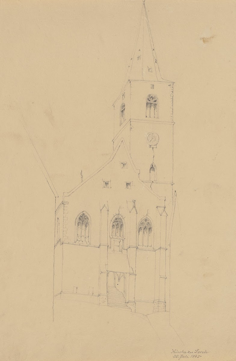 Sankt Martin in Lorch am Rhein 1845