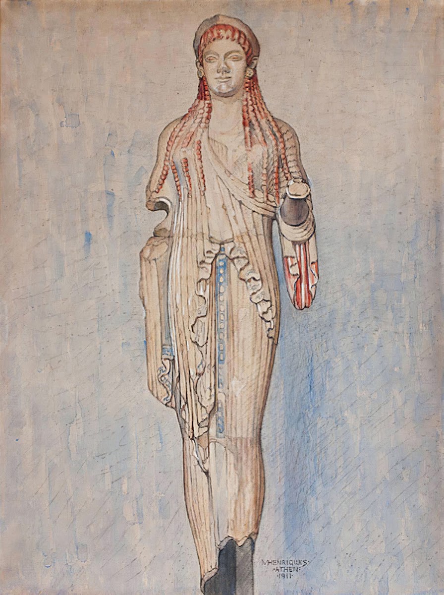 Kore Akropolis Museet Inv 685 1911