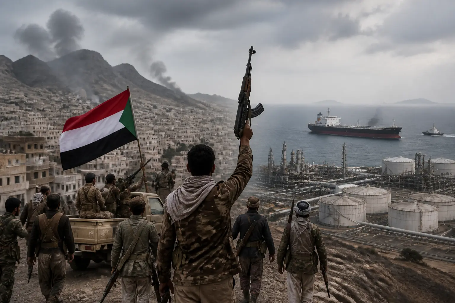 Editorial image for Houthis advance in Yemen amid regional tensions and global energy concerns