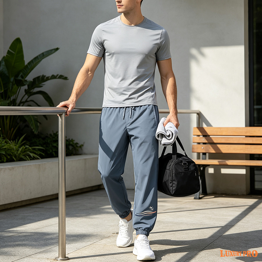 AOP WEA Straight-Leg Pants
