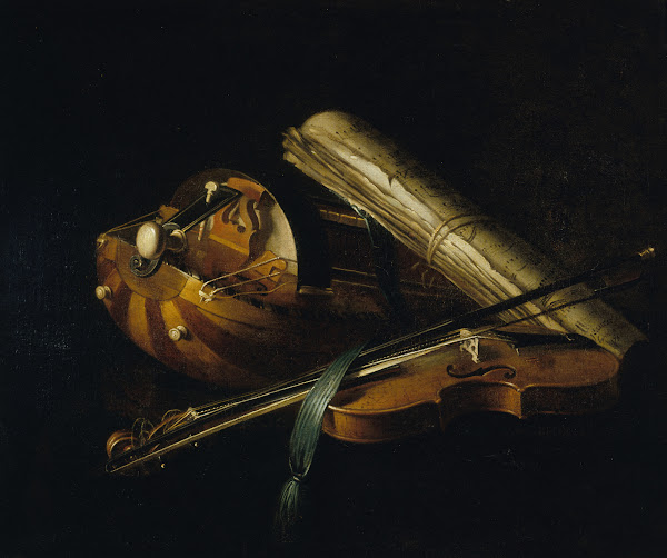 Nature morte aux instruments de musique 1756