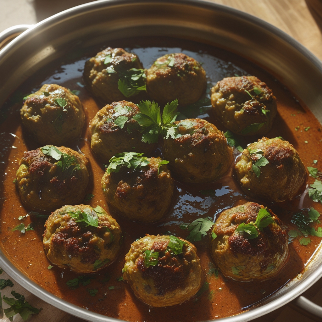 Kofta Curry (Meatball curry) - Easy Homemade Comfort Food Recipe finished