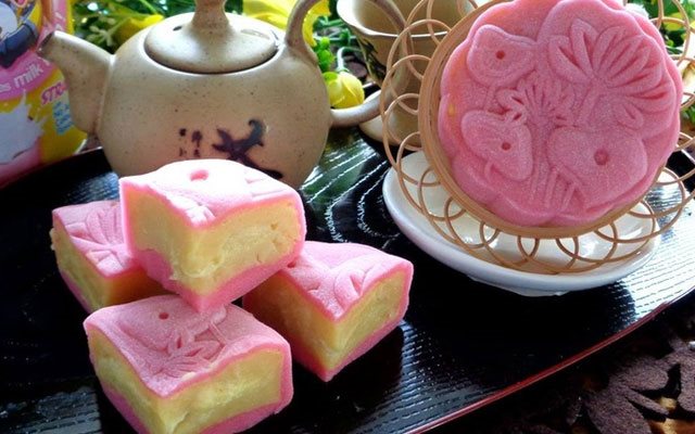 Bánh Trung Thu Dẻo Vị Dâu Nhân Sầu Riêng