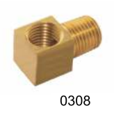 Cotovelo Macho 7/16 x 3/8 NPT