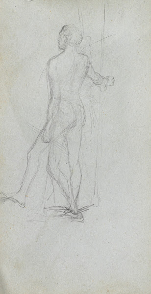 Nude Male Study 1860s