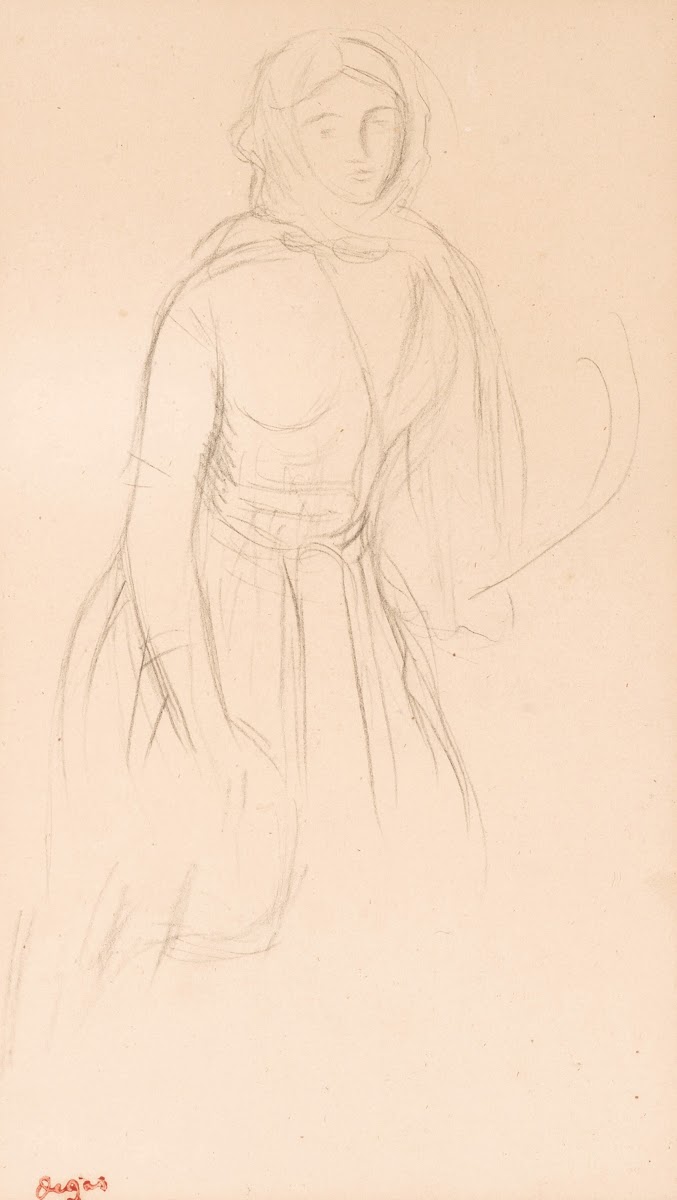 Jeune femme vue de face