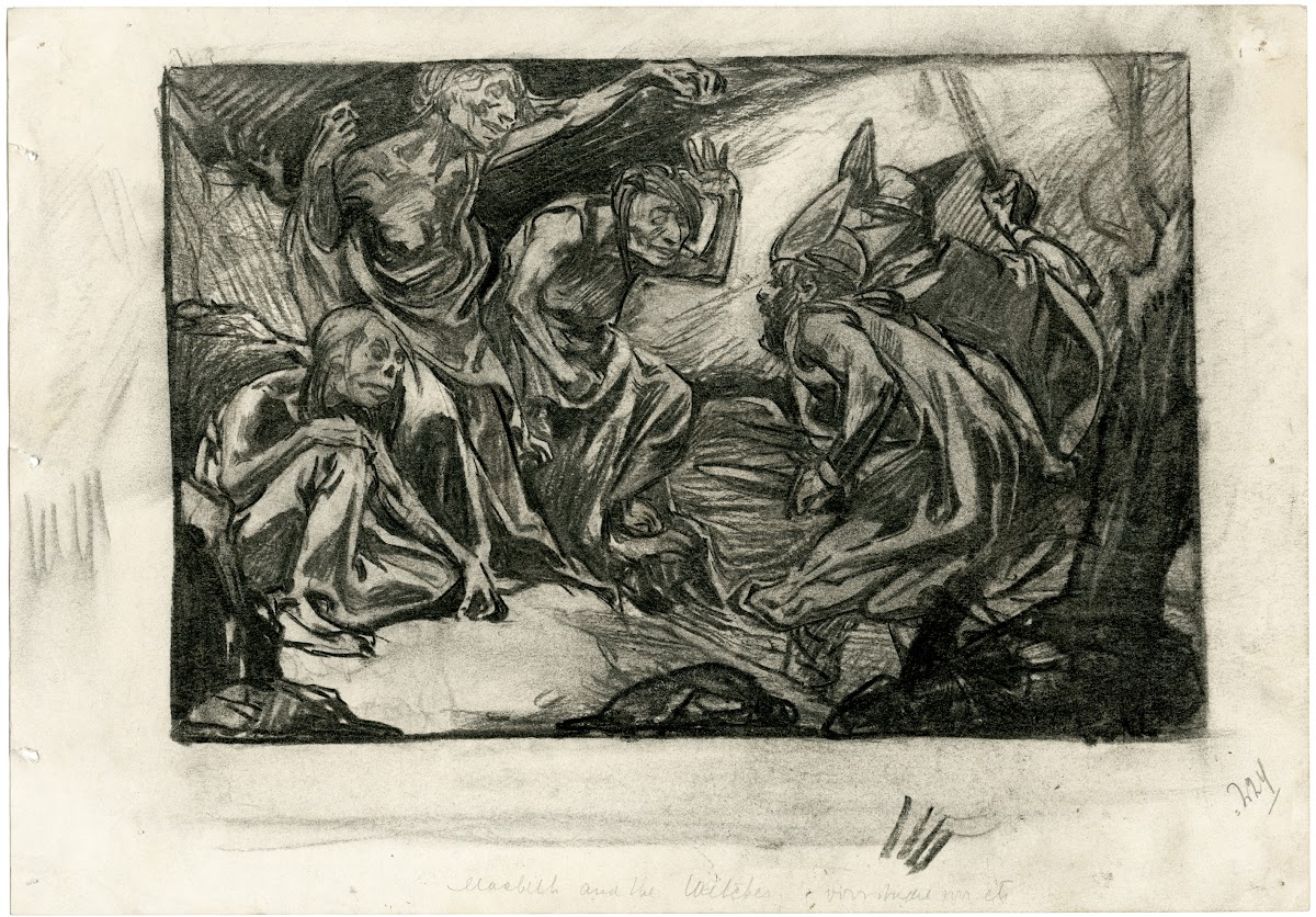 Macbeth Banquo en de drie hekse