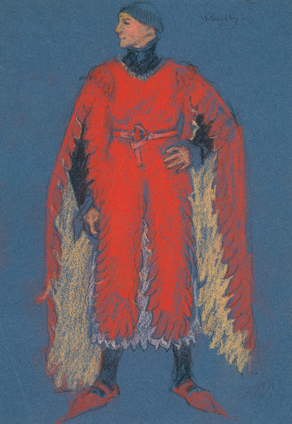 Willoughby costume sketch for Henry Irvings Planned Production of King Richard I