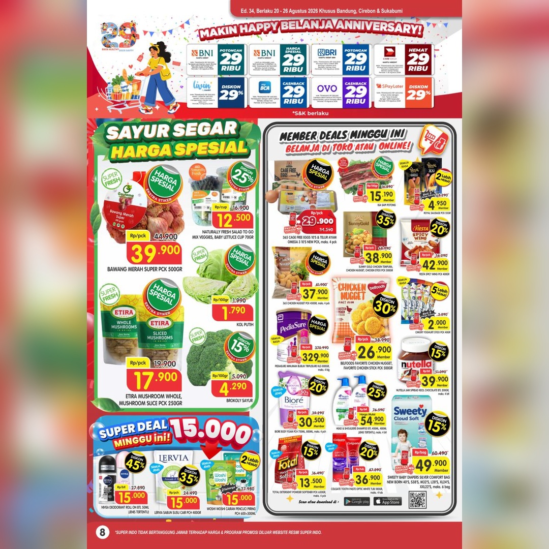 Katalog Super Hemat Bandung, Sukabumi, Cirebon