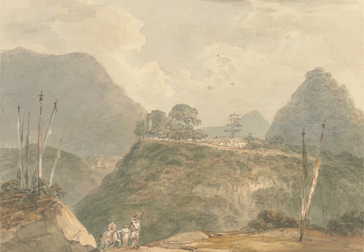 The Village of Buxadaur Buxa Duar Thibet 1783