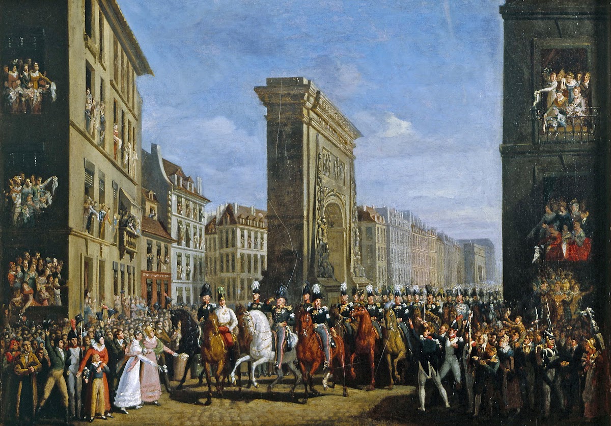 Le Passage des souverains alliés sur le boulevard Saint Denis le 10 avril 1814 1