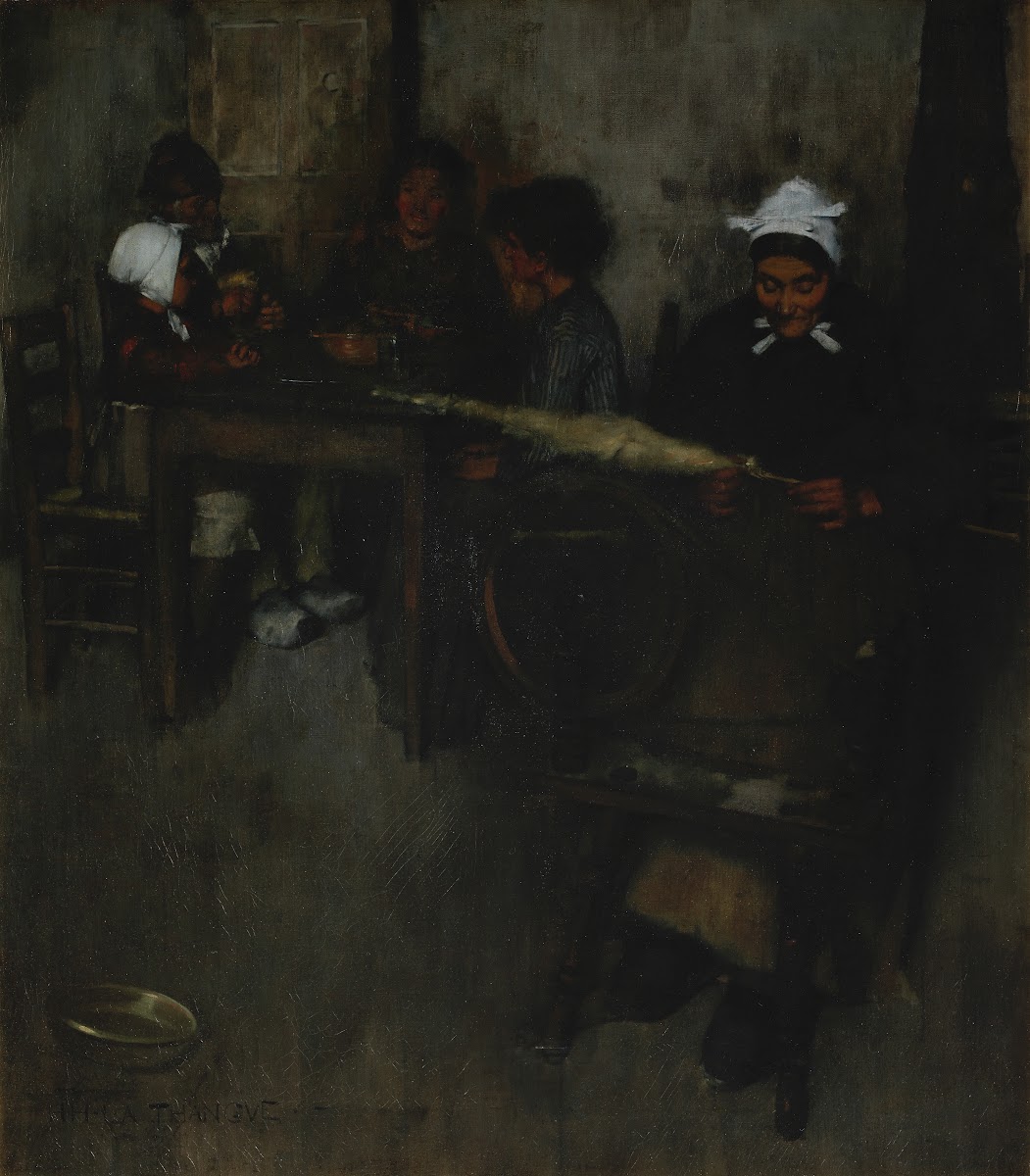 A poor French family